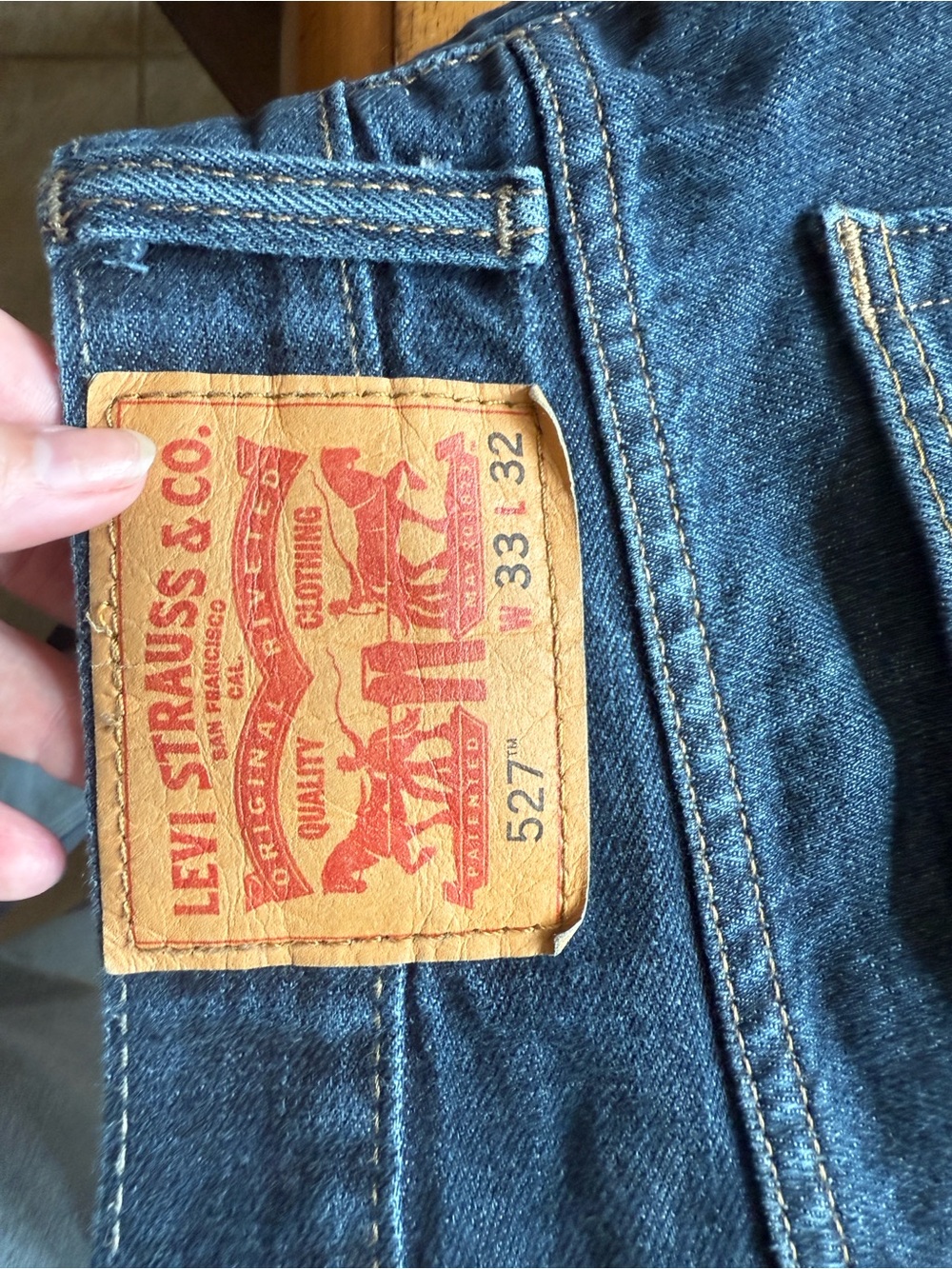 Levi’s Men’s Bootcut Jeans 33x32 - Picture 6 of 12